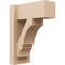 Ekena Millwork 6-in W x 12-in D x 16-in H Balboa Block Rough Cedar Woodgrain TimberThane Outlooker, Primed Tan OUTUR060X12X16BOA44RCPR - alternate 1